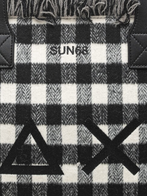 CALI TARTAN Handtasche, mit Schultergurt Schwarz - Damentaschen