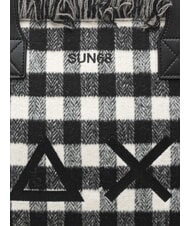 SUN68 CALI TARTAN Handtasche, mit Schultergurt Schwarz - Damentaschen - 3