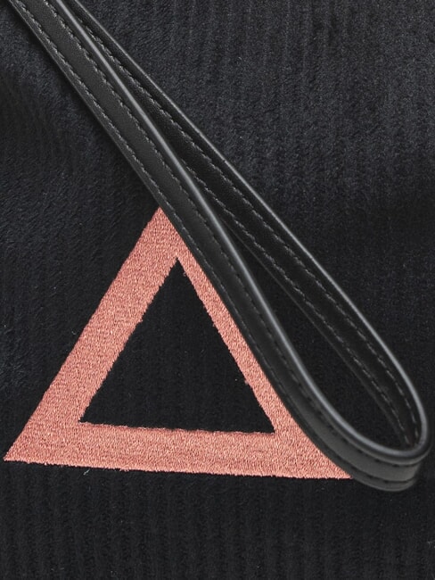 CORDUROY Clutch mit Handgelenk- und Schultergurt Schwarz - Damentaschen