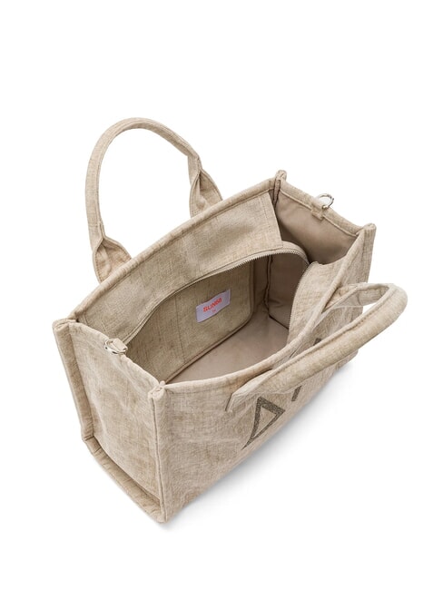 CALI VELVET Handtasche, mit Schultergurt Beige - Damentaschen