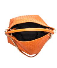 POLLINI Embossed Heritage Schultertasche ORANGE - Damentaschen - 4