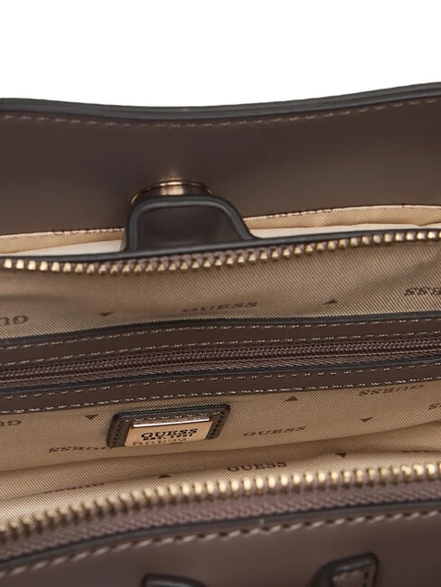 JANE Handtasche mit Schultergurt dunkles Taupe - Damentaschen