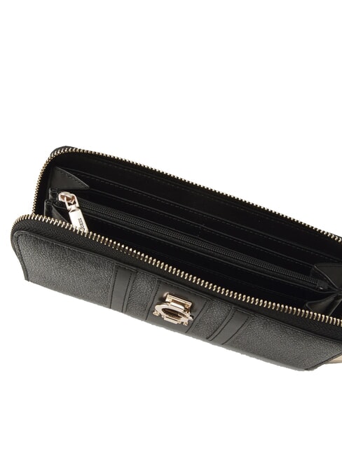 ERENIA Große Geldbörse mit Rundum-Reißverschluss Kohle - Brieftaschen Damen