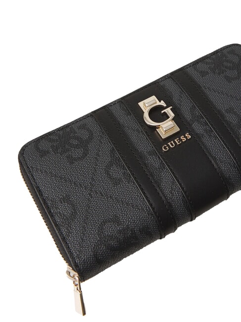 ERENIA Große Geldbörse mit Rundum-Reißverschluss Kohle - Brieftaschen Damen