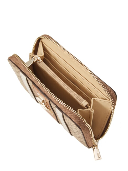 ERENIA Mittelgroße Geldbörse mit Rundum-Reißverschluss MILCH-LOGO - Brieftaschen Damen