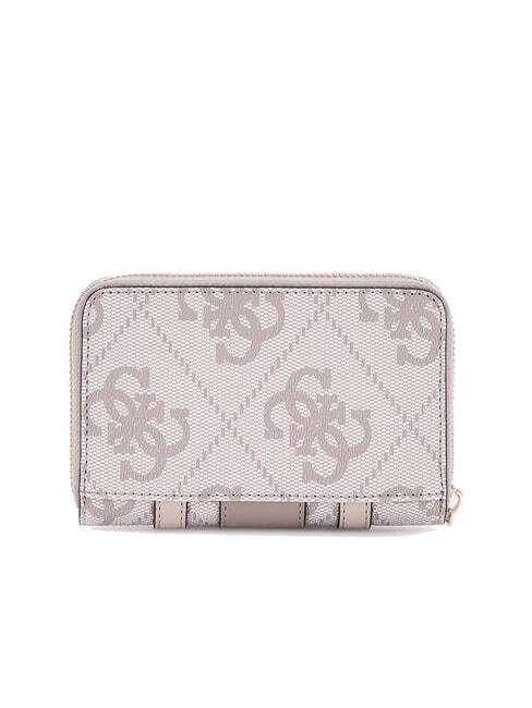 ERENIA Mittelgroße Geldbörse mit Rundum-Reißverschluss Logo in dunklem Taupe - Brieftaschen Damen