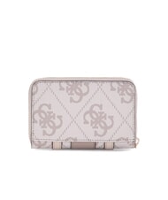 GUESS ERENIA Mittelgroße Geldbörse mit Rundum-Reißverschluss Logo in dunklem Taupe - Brieftaschen Damen - 3