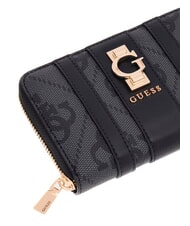 GUESS ERENIA Mittelgroße Geldbörse mit Rundum-Reißverschluss Kohle - Brieftaschen Damen - 3
