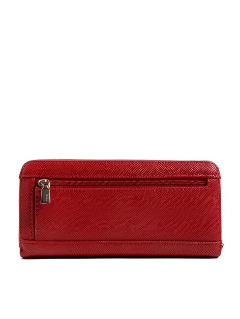LAUREL 2 Große Geldbörse mit Rundum-Reißverschluss Granat - Brieftaschen Damen