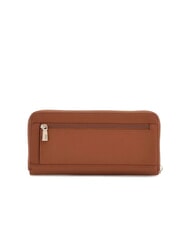 GUESS GREGORIA Große Geldbörse mit Rundum-Reißverschluss und Handgelenksschlaufe COGNAC - Brieftaschen Damen - 3