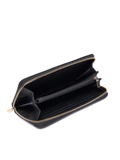 LAUREL 2 Große Geldbörse mit Rundum-Reißverschluss und Handgelenksschlaufe SCHWARZ - Brieftaschen Damen