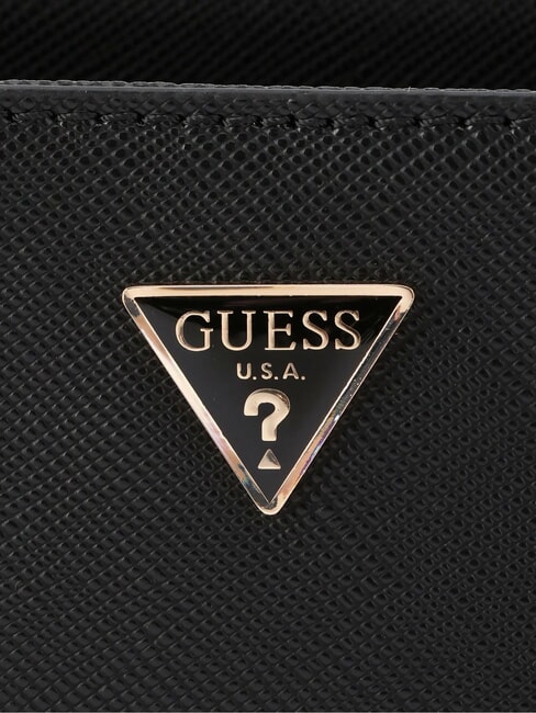 BOLENA Umhängetasche mit Herzanhänger SCHWARZ - Damentaschen