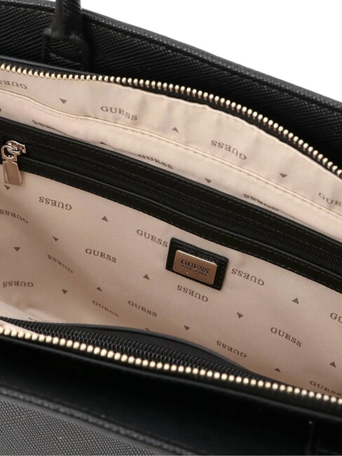 BOLENA Umhängetasche mit Herzanhänger SCHWARZ - Damentaschen