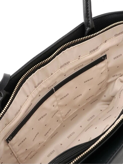 BOLENA Umhängetasche mit Herzanhänger SCHWARZ - Damentaschen