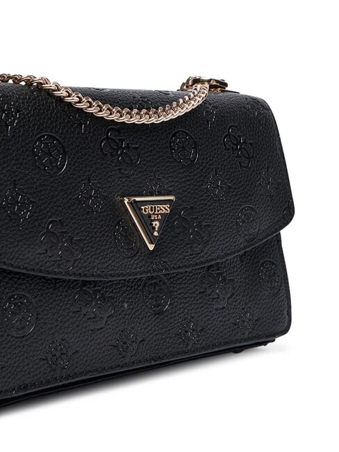 CRESIDIA II Umhängetasche mit Überschlag schwarzes Logo - Damentaschen