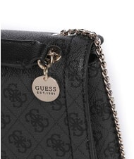 GUESS NOELLE 2 Wandelbare Tasche mit Klappe Kohle - Damentaschen - 3