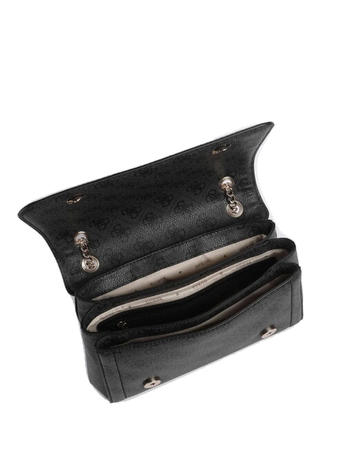 NOELLE 2 Wandelbare Tasche mit Klappe Kohle - Damentaschen