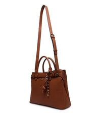 GUESS GREGORIA Gro&szlig;e Handtasche mit Schultergurt COGNAC - Damentaschen - 3