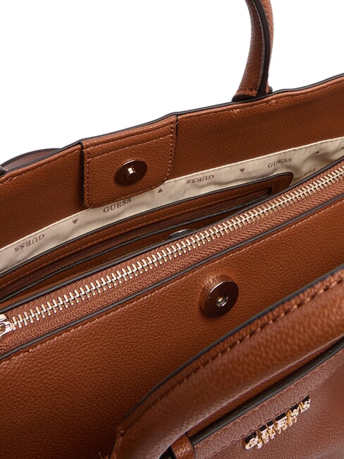 GREGORIA Gro&szlig;e Handtasche mit Schultergurt COGNAC - Damentaschen