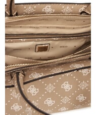 GUESS SILIA 2 Tragetasche mit Schultergurt Keks-Logo - Damentaschen - 5