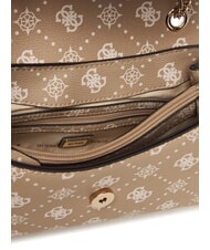 GUESS SILIA Wandelbare Umhängetasche Keks-Logo - Damentaschen - 5