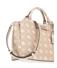 GUESS SILIA Handtasche mit Schultergurt Keks-Logo - Damentaschen - 3