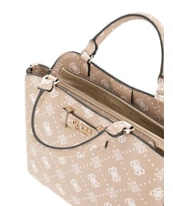 GUESS SILIA Handtasche mit Schultergurt Keks-Logo - Damentaschen - 4