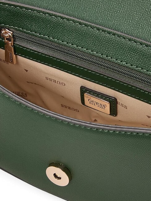 MIMINA Umhängetasche mit Überschlag Wald - Damentaschen