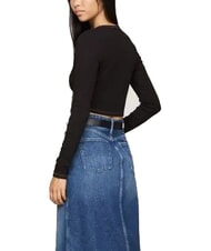 TOMMY HILFIGER TH JEANS Serafino Spitze - T-Shirts und Tops für Damen