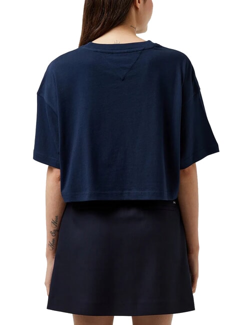 TH JEANS T Baumwoll-T-Shirt dunkle Nachtmarine - T-Shirts und Tops für Damen