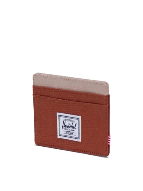 CHARLIE  Flacher Kartenhalter Chutney/helles Taupe - Brieftaschen Damen