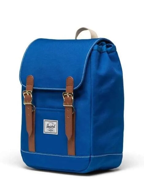 RETREAT MINI Rucksack echtes Blau/Weiß-Stich - Rucksäcke für Schule &amp; Freizeit
