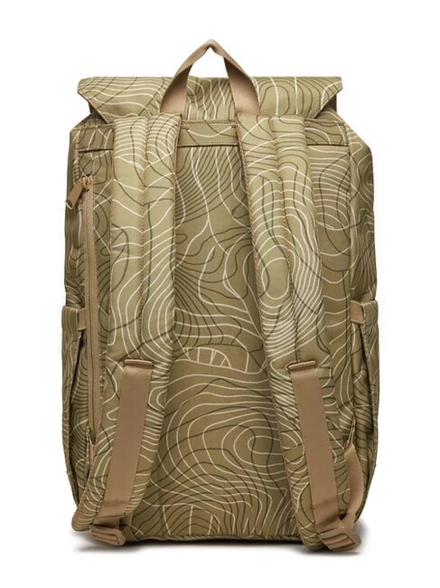 RETREAT Rucksack Twill-Topographie - Rucksäcke für Schule &amp; Freizeit