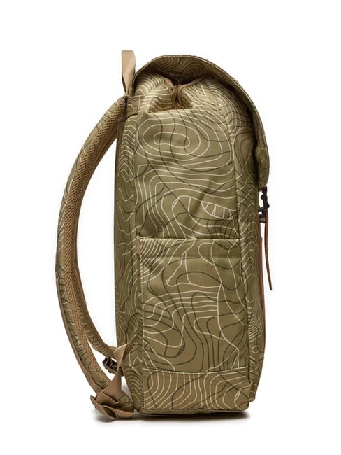 RETREAT Rucksack Twill-Topographie - Rucksäcke für Schule &amp; Freizeit