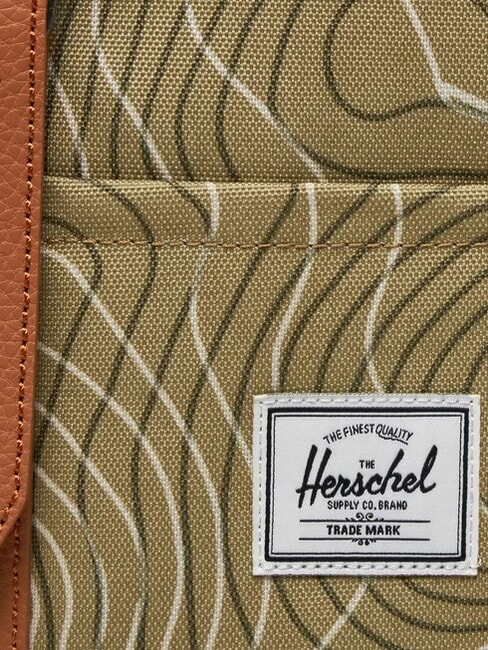 RETREAT Rucksack Twill-Topographie - Rucksäcke für Schule &amp; Freizeit