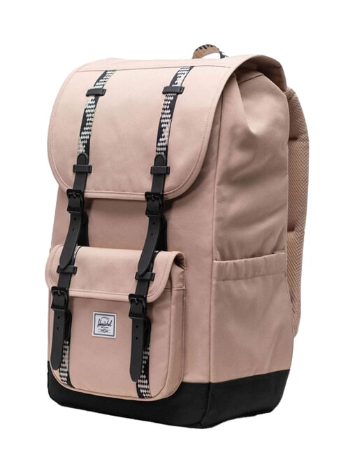 LITTLE AMERICA  Rucksack in Standardgröße helles Taupe/Schwarz - Rucksäcke für Schule &amp; Freizeit