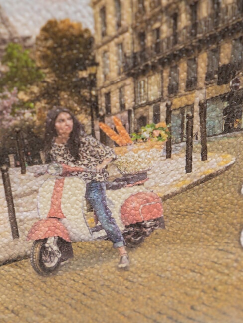 YESBAG Umhängetasche mit Print Schleier Paris - Damentaschen