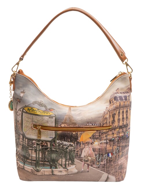 YESBAG Hobo-Schultertasche Pariser Metro - Damentaschen