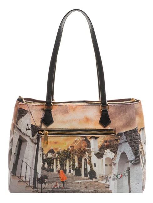YESBAG Bedruckte Umhängetasche Leben in Trulli - Damentaschen