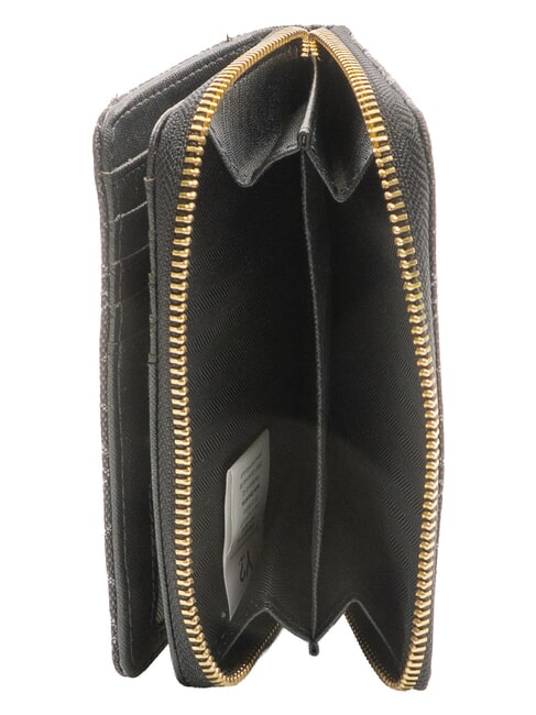 ROMANCE Mittelgroße Geldbörse mit Rundum-Reißverschluss SCHWARZ - Brieftaschen Damen