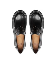 CAMPER MILAH Ledermokassins Schwarz - Damenschuhe - 4