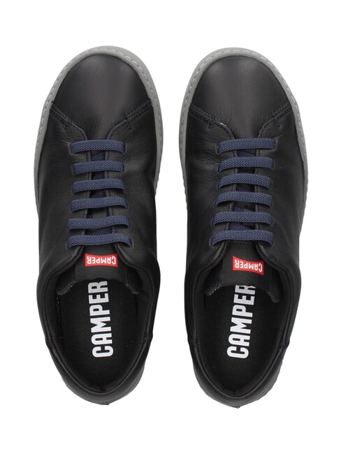 PEU TOURING Leder-Sneakers Schwarz - Herrenschuhe