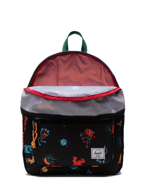 HETITAGE YOUTH Rucksack Monstertanz schwarz - Rucks&auml;cke f&uuml;r Schule &amp; Freizeit