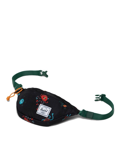 HERITAGE Beutel mit Namensschild Monstertanz schwarz - Hüfttaschen