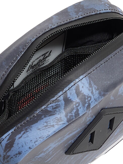 HERITAGE Kleine Geldbörse stahlblaues Schiefergestein - Umhängetaschen Herren