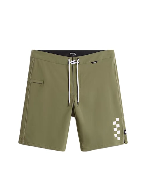 THE DAILY SOILD Lange Shorts Kostüm Olivinen - Herrenbadehosen
