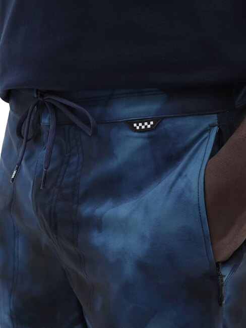 VOYAGE TIE DYE Lange Shorts Kostüm blaugrün-schwarz - Herrenbadehosen