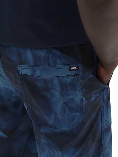 VOYAGE TIE DYE Lange Shorts Kostüm blaugrün-schwarz - Herrenbadehosen