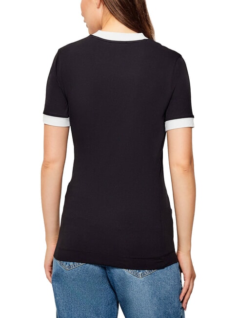 MINI ROSE Slim Fit Kurzarm-T-Shirt jetbla - T-Shirts und Tops für Damen