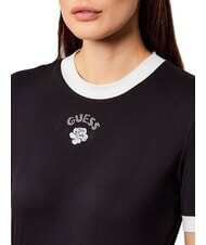 GUESS MINI ROSE Slim Fit Kurzarm-T-Shirt jetbla - T-Shirts und Tops für Damen - 3